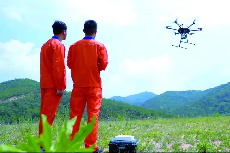 文峰无人机倾斜摄影巡检拍摄